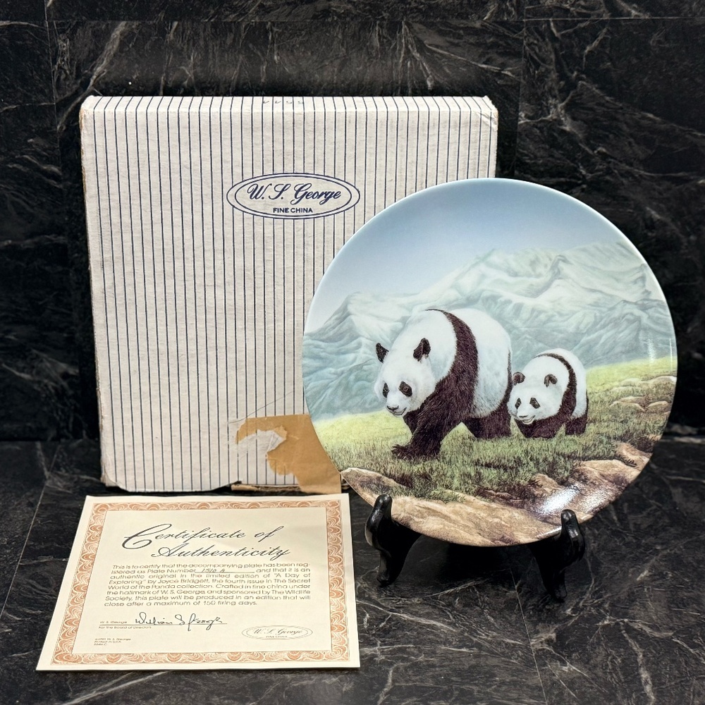 W.L. George “A Day of Exploring” by Joyce Bridgett Collector Plate